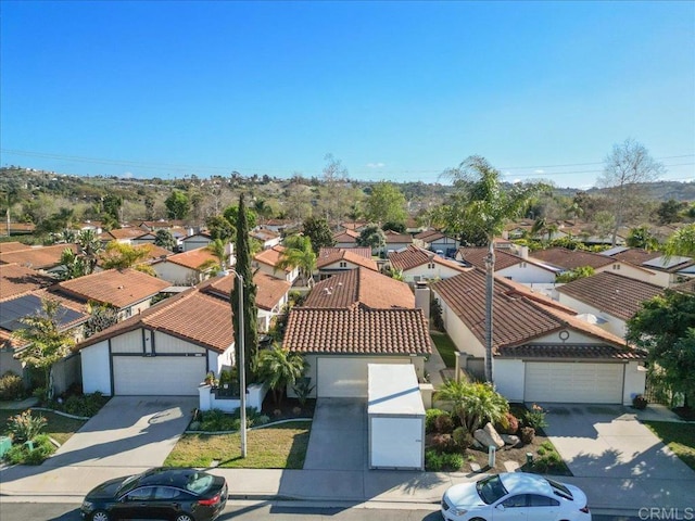 bird's eye view featuring a residential view