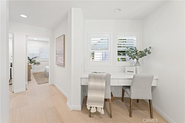 6 Baristo Unit 39, Irvine, CA 92612 - office with healthy amount of natural light, light wood finished floors, baseboards, and recessed lighting
