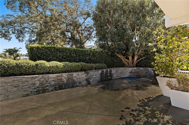 exterior space with a patio area