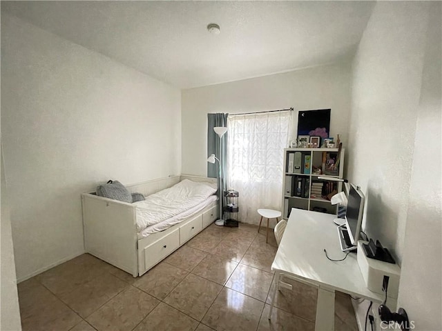 view of tiled bedroom