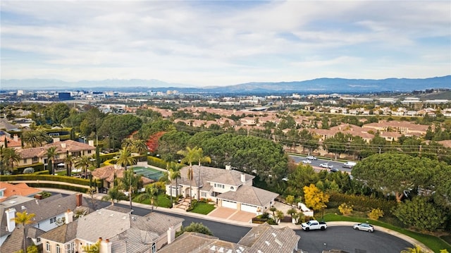 4 Huntington Ct, Newport Beach, CA 92660 - aerial view of residential area with mountains