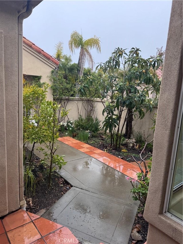 view of patio / terrace with fence