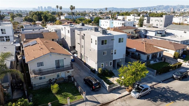 aerial view featuring a residential view