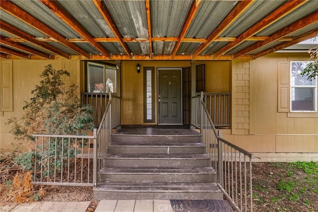 view of property entrance