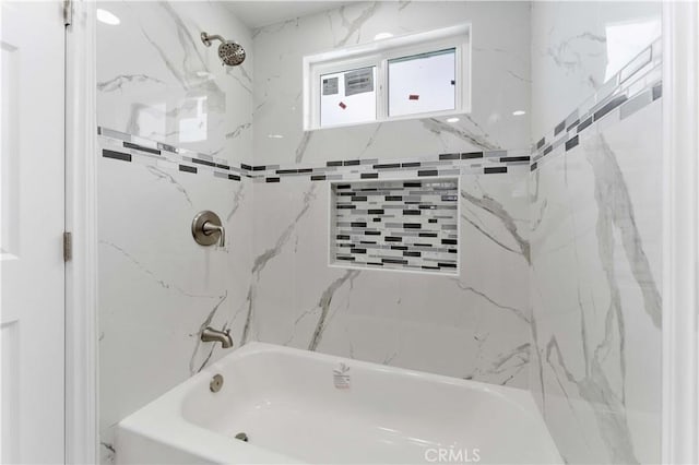 full bath with shower / bath combination