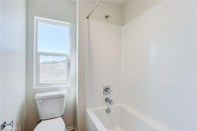 12990 Campbell Ct, Hesperia, CA 92344 - bathroom featuring shower / tub combination and toilet