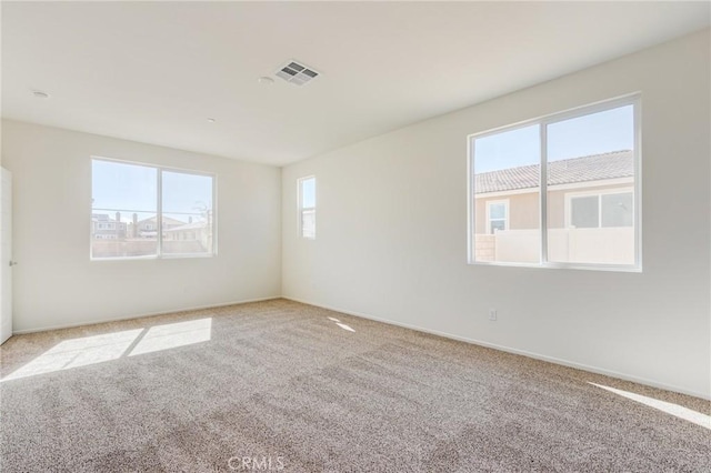 12990 Campbell Ct, Hesperia, CA 92344 - empty room featuring carpet, visible vents, and baseboards