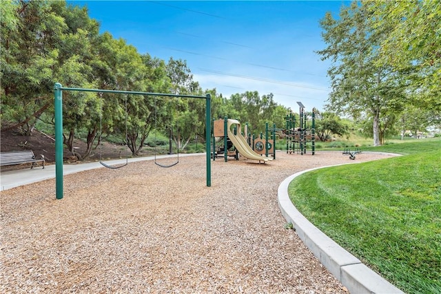 view of community playground