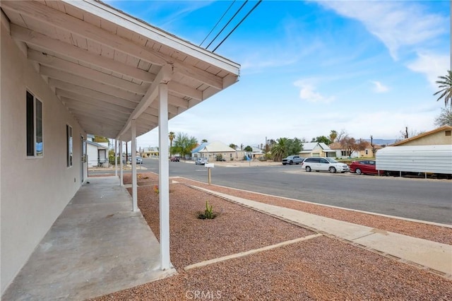 view of street with sidewalks