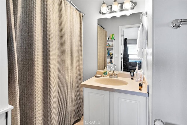 full bathroom with vanity