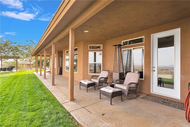 view of patio