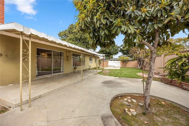 view of patio / terrace with a fenced backyard