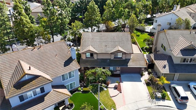 birds eye view of property featuring a residential view