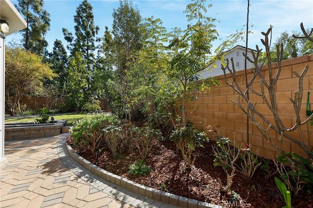 view of patio / terrace with a fenced backyard