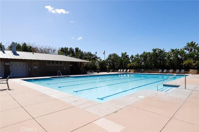 pool featuring a patio