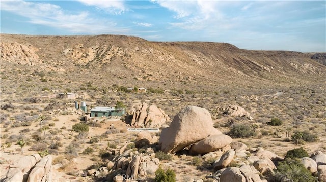 property view of mountains featuring view of desert