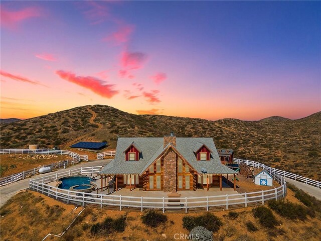 33210 Crown Valley Rd, Temecula, CA 92592 - view of subject property with a mountain backdrop