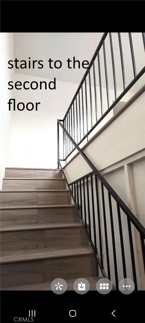 11865 Exline St Unit B, El Monte, CA 91732 - staircase featuring a high ceiling