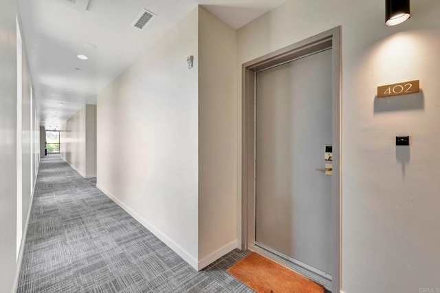 doorway to property with visible vents