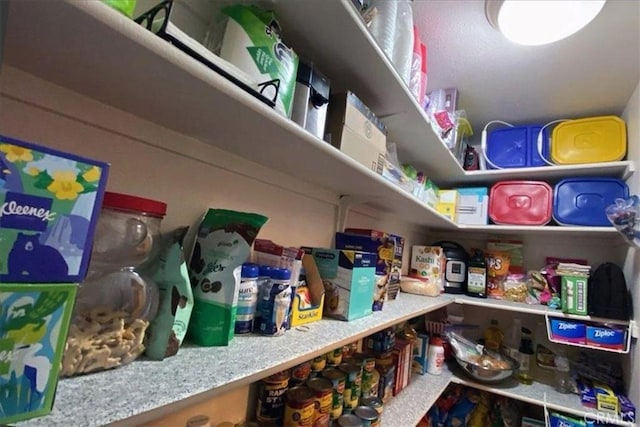 view of pantry