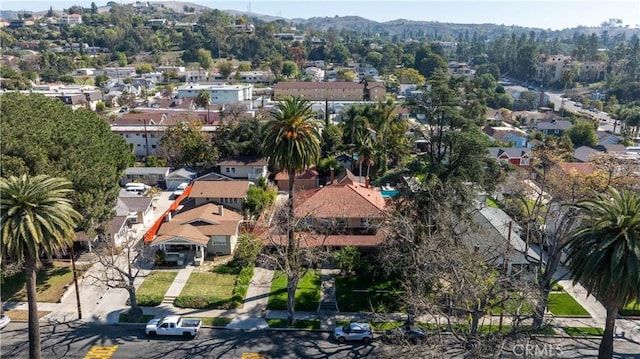 bird's eye view featuring a residential view
