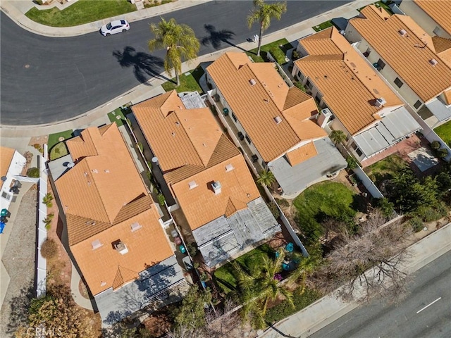 bird's eye view featuring a residential view