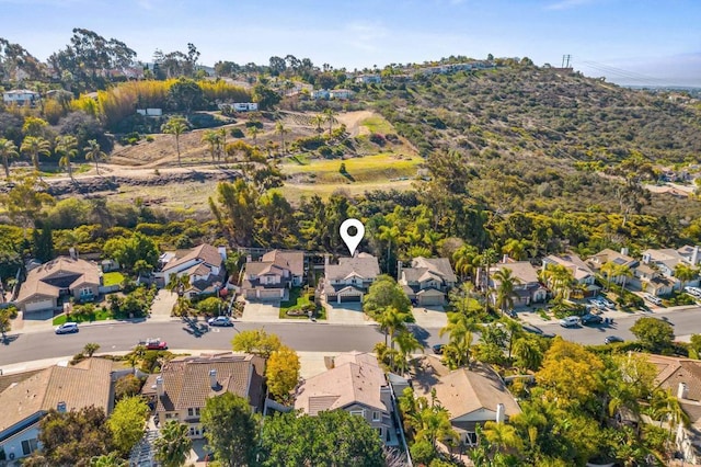 birds eye view of property featuring a residential view