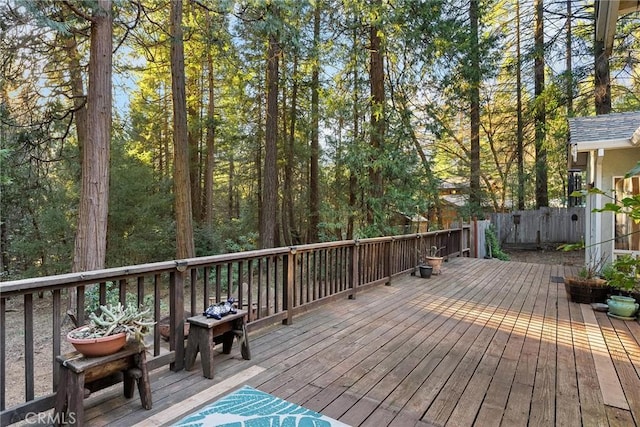 6356 Hidden Lake Ln, Magalia, CA 95954 - view of wooden terrace