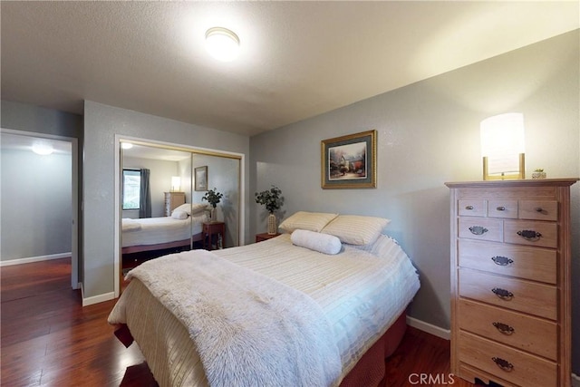 332 Grove St, Los Osos, CA 93402 - bedroom featuring a closet and dark wood finished floors