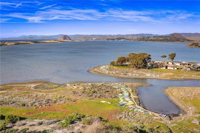 property view of water with a mountain view