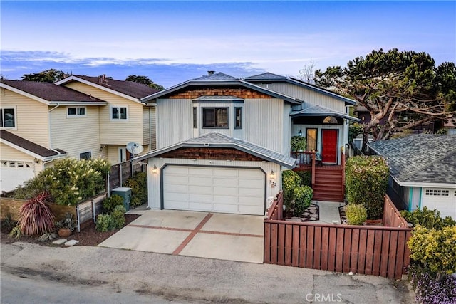 332 Grove St, Los Osos, CA 93402 - view of front of property with a garage and driveway