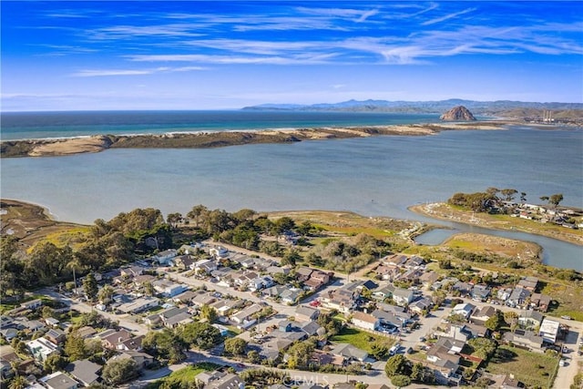 332 Grove St, Los Osos, CA 93402 - aerial view of property and surrounding area with a water and mountain view and nearby suburban area