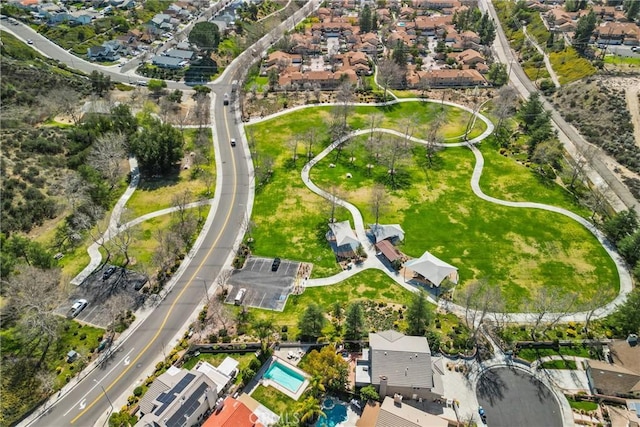 drone / aerial view featuring a residential view