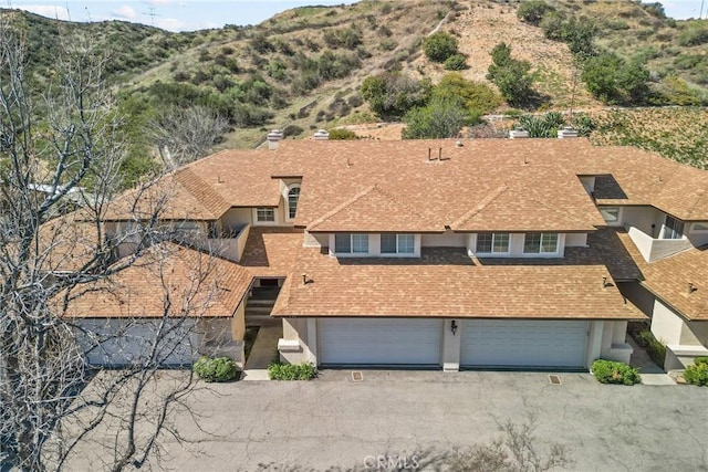 exterior space with a mountain view