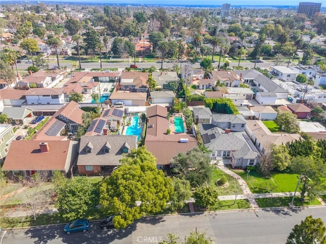 drone / aerial view featuring a residential view