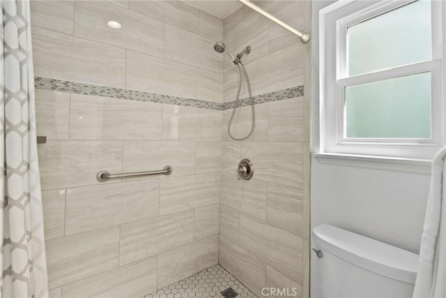 26B Surfside Ave, Surfside, CA 90743 - bathroom with tiled shower and toilet