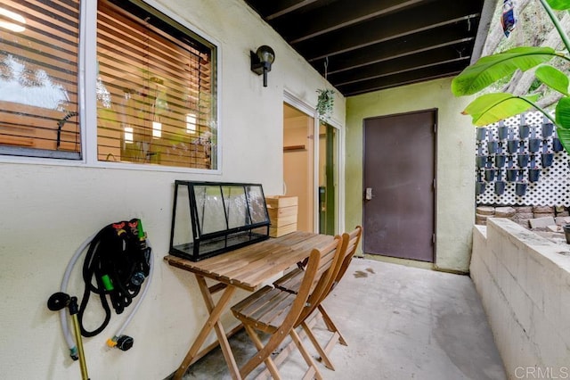 view of patio / terrace featuring outdoor dining area