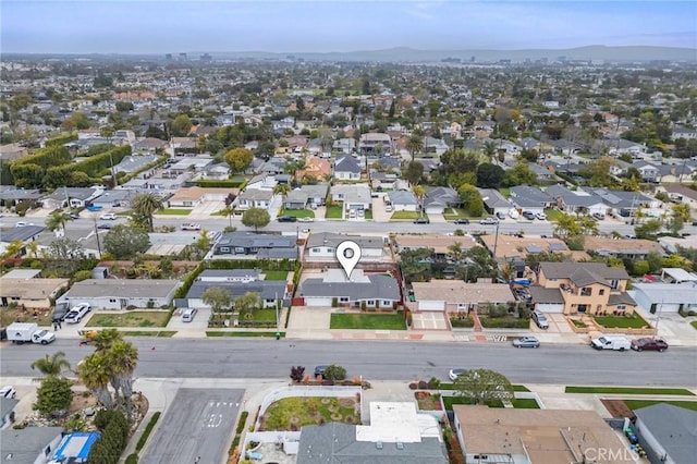 birds eye view of property featuring a residential view