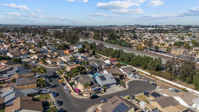 birds eye view of property featuring a residential view