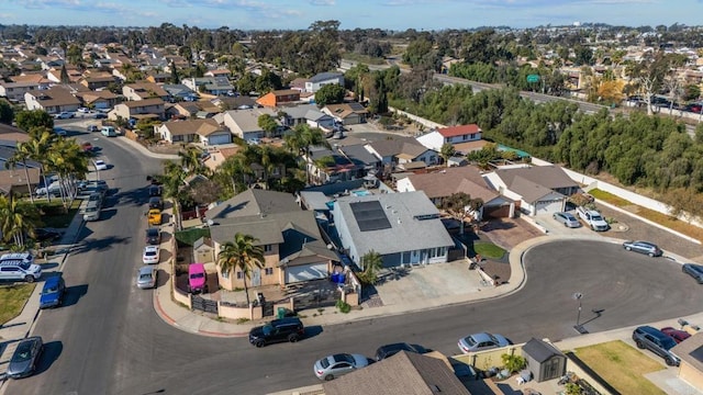 bird's eye view featuring a residential view