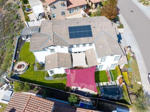 drone / aerial view featuring a residential view