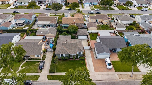 birds eye view of property featuring a residential view