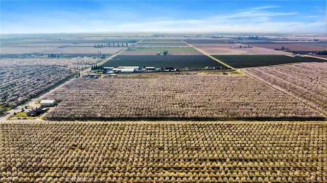 bird's eye view featuring a rural view