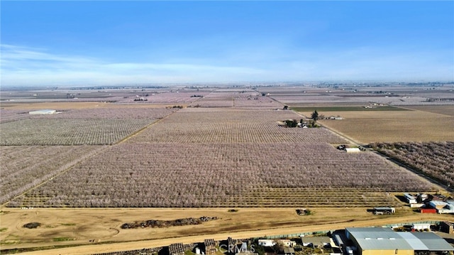 aerial view featuring a rural view