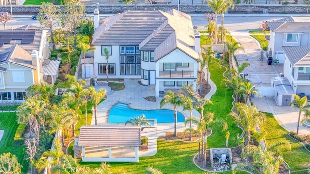 bird's eye view featuring a residential view