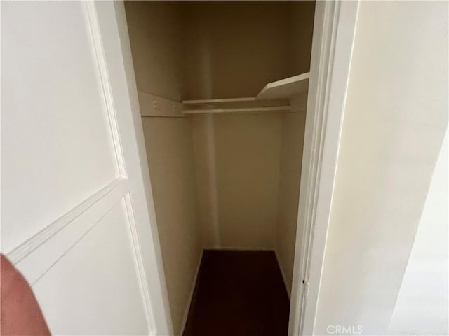 view of closet