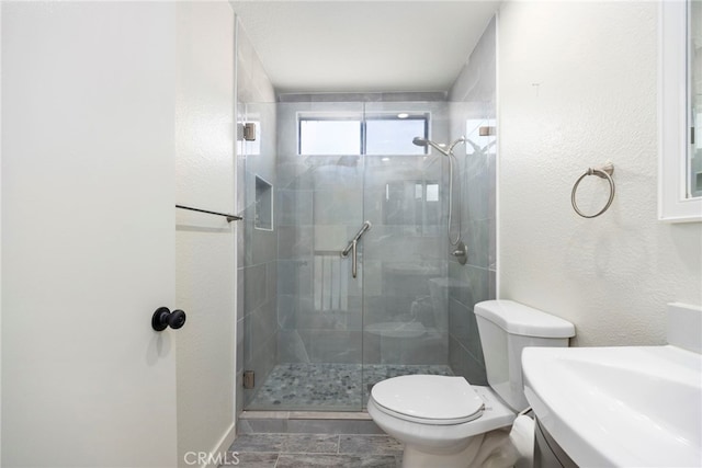 3635 Sierra Cir Unit 22, West Covina, CA 91792 - full bath with vanity, a shower stall, and toilet