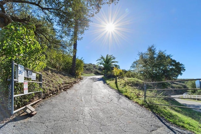 view of road