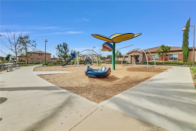 view of communal playground