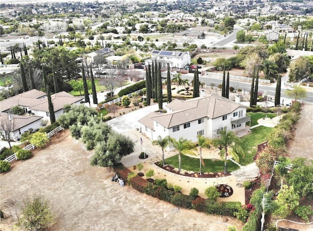 bird's eye view featuring a residential view